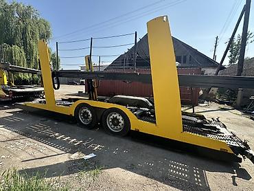 тигил: Автовоз Scania P380 с полуприцепом-платформой для перевозки — 6