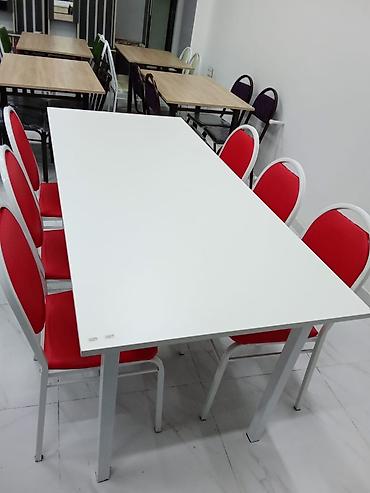 modern stol stul: Qonaq otağı üçün, Yeni, Açılmayan, Dördbucaq masa, 6 stul — 6