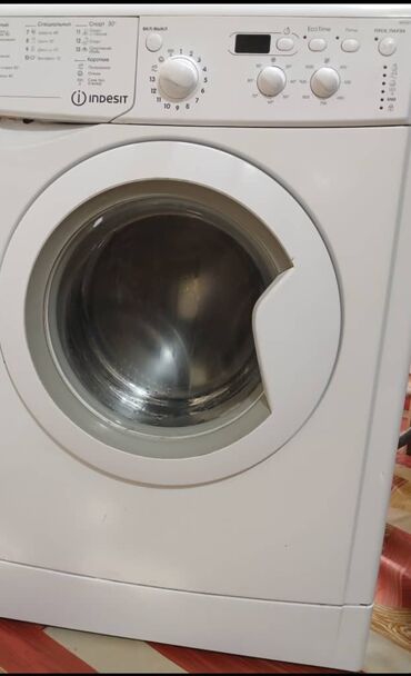 стиральная машинка полуавтомат б у: Кир жуучу машина Indesit, Колдонулган, Автомат, 5 кг чейин, Толук өлчөм