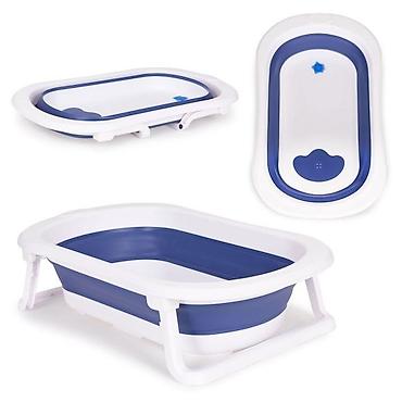 delta tekstil: Sklopiva kadica za bebe sa odvodom – EcoToys, plava Šifra proizvoda — 5