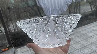 Наборы посуды: Набор винтажного гранёного стекла/хрусталя Состав: - 3 салатницы/вазы — 9