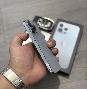 satılan telefonlar: IPhone 13 Pro, 128 GB, Sierra Blue, Zəmanət, Simsiz şarj, Face ID — 5