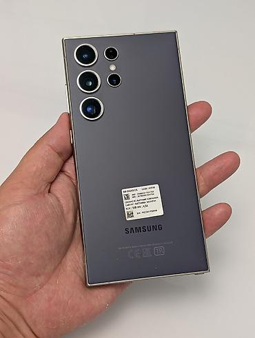 iphone 13 replika: Samsung Galaxy S24 Ultra, Б/у, 256 ГБ, цвет - Фиолетовый, 2 SIM — 1