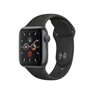 Apple Watch: Apple watch series 5 44 mm Black Оригинальная зарядка Доп ремешок — 1