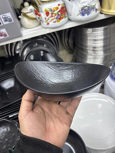 Другие товары для кухни: Меламиновая посуда для кафе и ресторанов — черная коллекция - — 10