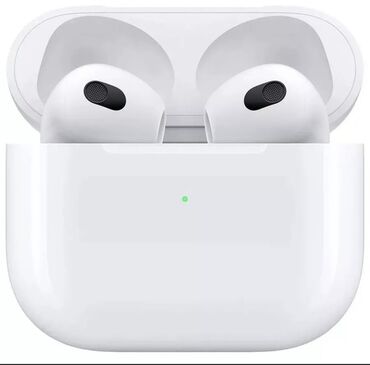 Наушники: Беспроводные наушники Apple AirPods 3-го поколения в белом зарядном