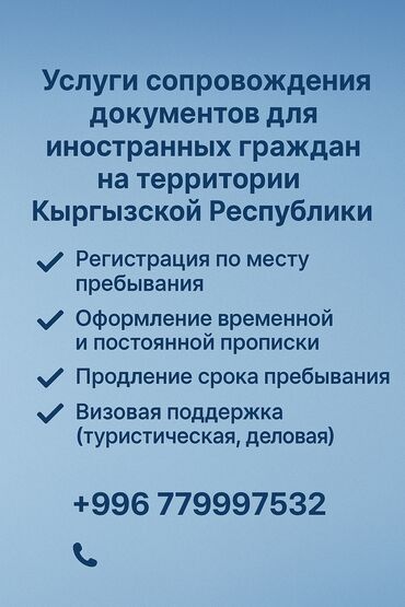 виза в доминикану: Предлагаются услуги по сопровождению документов для иностранных