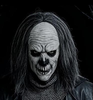 klon paltarı: Məhsul: Tam üzlü qorxu temalı Halloween maskalar Təsvir: - Realistik — 7