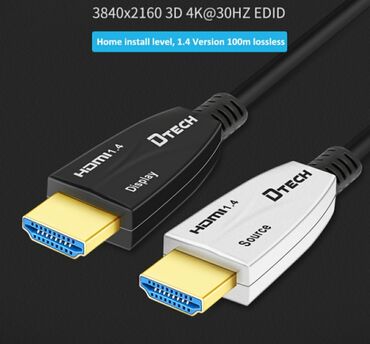 полный комплект: HDMI кабель 30-метровый. Новый в наличии 10шт. Dtech dt-hf558 hdmi