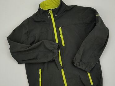 kurtka puchowa zielona: Transitional jacket, 11 years, 140-146 cm, condition - Good