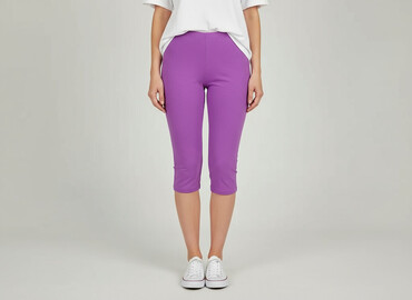 Legginsy: Legginsy Krótkie damskie, rozmiar S