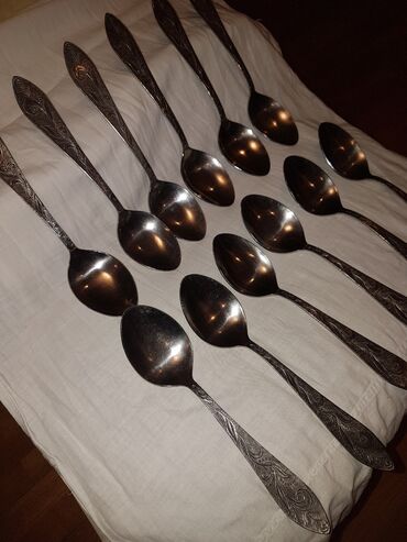 Qaşıqlar: Xörək qaşığı. Nerj. 12 ədəd. Rusiya istehsalı. Qiyməti - 45 manat -da lalafo.az — 9 Qaşıqlar: Xörək qaşığı. Nerj. 12 ədəd. Rusiya istehsalı. Qiyməti - 45 manat — 9