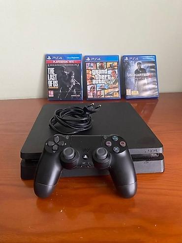 PlayStation 4 FAT + игра на выбор 1ТБ Комплект: - Консоль Sony at lalafo.kg PlayStation 4 FAT + игра на выбор 1ТБ Комплект: - Консоль Sony