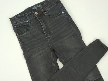 czarne spodnie damskie stradivarius: Stradivarius, Jeansy damskie, rozmiar XS