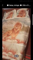 Ev üçün digər mallar: Komplekt Yataq örtüyü. ( Pokrıval və 2 ədəd yastıq üzü ). Təzə -da lalafo.az — 6 Ev üçün digər mallar: Komplekt Yataq örtüyü. ( Pokrıval və 2 ədəd yastıq üzü ). Təzə — 6