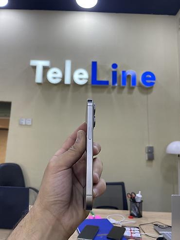 iphone mağaza: IPhone 15 Pro, 256 GB, Natural Titanium, Zəmanət, Simsiz şarj, Face ID — 7