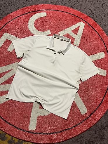 pull and: Мужская футболка, L, M, Б/у, цвет - Белый, Платная доставка, Самовывоз, Бесплатная доставка — 1