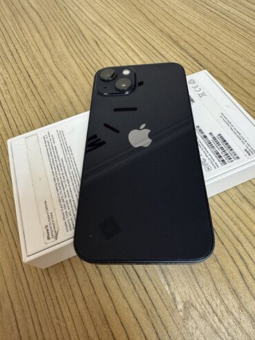 Apple iPhone: IPhone 13, 256 ГБ, Midnight, Face ID, С документами