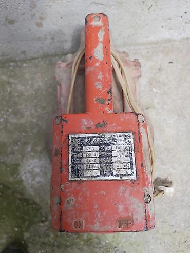 step: Beton üçün elektrik vibratoru – 1.5 kW, şlank ilə - Tətbiq: monolit — 2