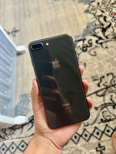 телефоны xs: IPhone 8 Plus, Колдонулган, 256 ГБ, Коргоочу айнек, Каптама, 77 %