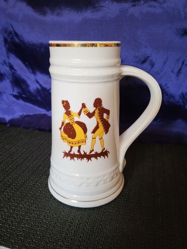 Čaše: Krigla 1 nova Zajecar porcelan 70te. Krigla Zajecar porcelan — 1