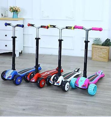 Детские самокаты: Детский самокат, Трёхколёсный — 49