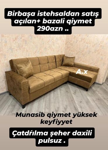 Məişət kimyəvi maddələri: Künc divan, Yeni, Pulsuz çatdırılma