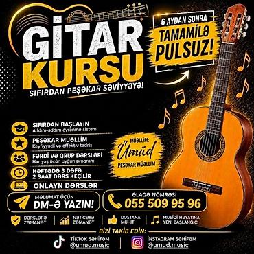 online reklam: Gitar kursu – Sıfırdan peşəkar səviyyəyə! - Addım-addım öyrənmə — 1