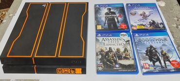 Mətbəx texnikası: Playstation 4 1TB, 4 oyun diski
