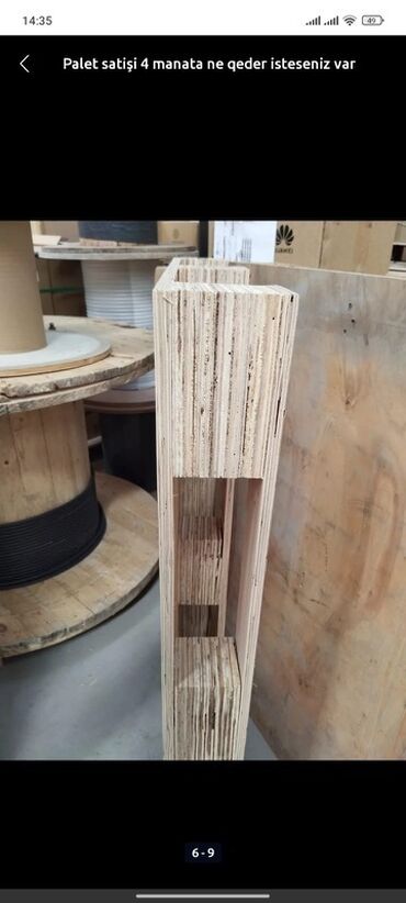 Palletlər, paddonlar: Məhsul: Kontrplakdan hazırlanmış ağır yüklər üçün sənaye palet — 13