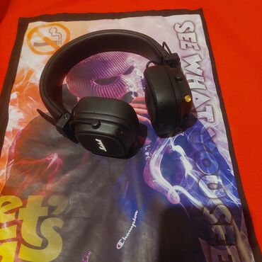 Qulaqcıqlar: Simsiz (Bluetooth) Qulaqcıqlar, Marshall, rəng - Qara — 2