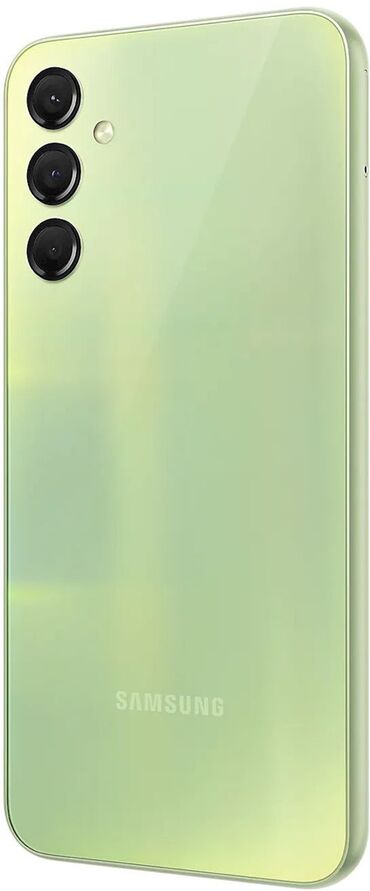 aksessuary iz bisera: Samsung Galaxy A24 4G, 128 ГБ, цвет - Зеленый, Отпечаток пальца
