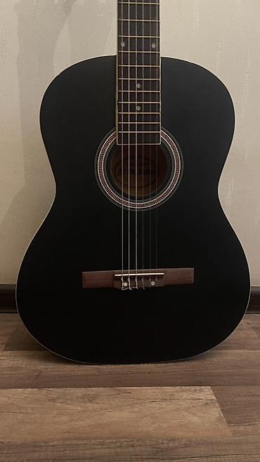 gitara sim: Suzuki klassik gitar – tam ölçü (4/4), qara mat korpus — 3