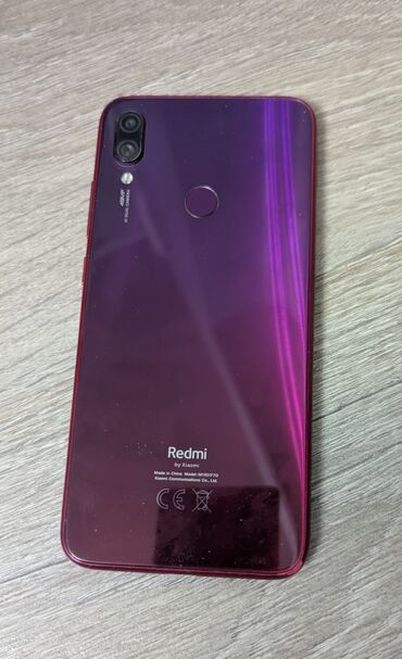 Redmi: Redmi, Redmi Note 7, Б/у, 64 ГБ, цвет - Фиолетовый, 2 SIM