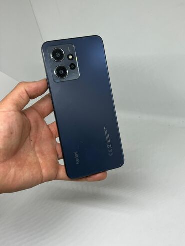 поко ф5: Redmi, Redmi Note 12, Колдонулган, 128 ГБ, түсү - Көк, 2 SIM