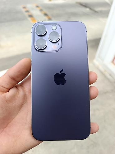 IPhone 14 Pro Max, 256 GB, Deep Purple, Face ID, Simsiz şarj