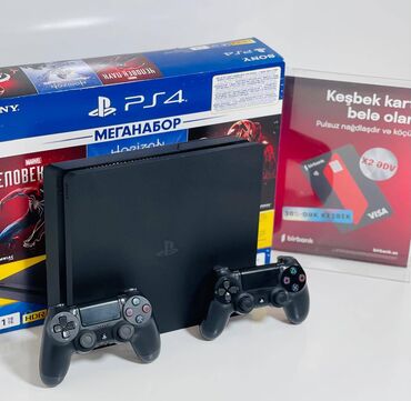 playstation 4 qiymeti bakida: PLAYSTATİON 4 TƏZƏ PAKOVKA DAXİLİNDE 7 OYUN 2 PULT VERİLİR PULTLAR