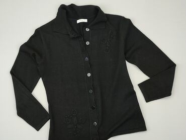 czarne bluzki z haftem: Shirt, L (EU 40), condition - Good