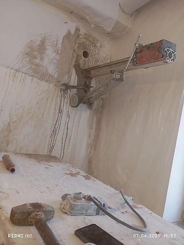Beton işləri: Beton deşmə və kəsmə xidməti - Armaturlu beton, daş, kərpic və — 12