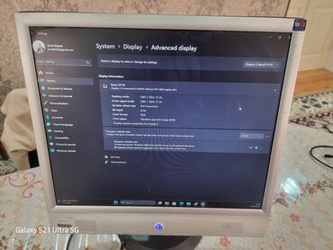 Monitorlar: 🔹 SUPER TƏKLİF! BenQ FP71E 17” LCD Monitor – İdeal Vəziyyətdə! 🔹 🔥