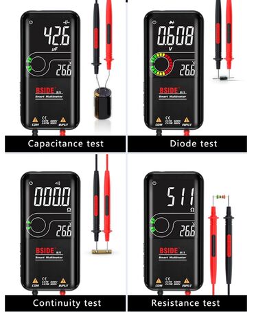 Multimetrlər və testerlər: Multimetr, Yeni, Rəqəmsal, Zəmanətli, Rayonlara çatdırılma, Pulsuz çatdırılma — 6