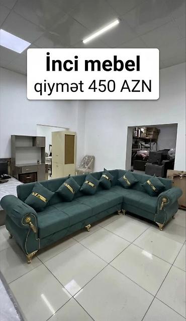 perla divanlar: Künc divan, Qonaq otağı üçün, Parça, Bazalı, Açılan — 3
