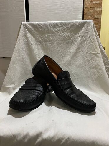 докерсы обувь: Мужские лоферы GIO, Made in Turkey. - Цвет: черный - Материал верха