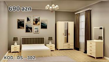 Yataq otağı dəsti – KOD: DS-302 Komplektin tərkibi: - İkinefərlik