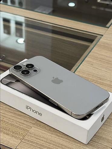 apple studio: IPhone 15 Pro Max, Новый, 256 ГБ, Natural Titanium, Защитное стекло, Коробка, Чехол, 88 % — 2