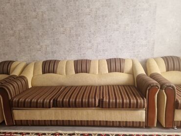 Прямые диваны: Продается мягкая мебель б/у, турецкая, раскладывается. В отличном — 6