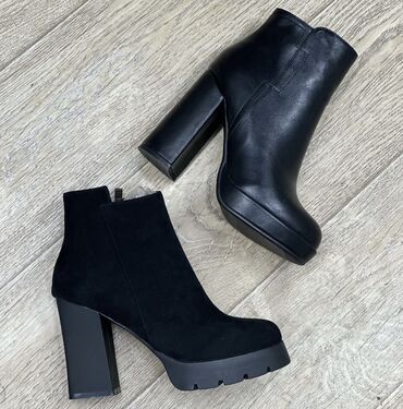 кожанные ботинки: Женская обувь — стильные модели в черном цвете 1) Ботильоны на