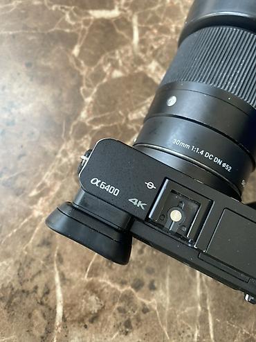 sony a7iv: Беззеркальная камера Sony α6400 (4K) с объективом Sigma 30mm f/1.4 DC — 3