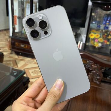 smart telefon: IPhone 16 Pro Max, 1 TB, Natural Titanium, Face ID, Zəmanət, Sənədlərlə