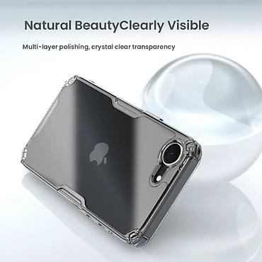 Maske i futrole za telefone: Transparentna maska Nillkin Nature Pro za iPhone 16e 6.1. Kataloški — 5